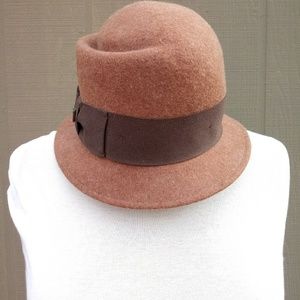 Brixton Brown Wool Bucket Hat